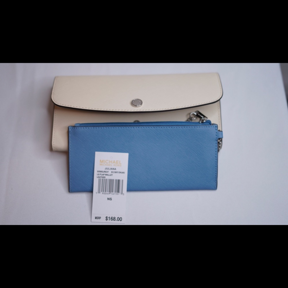 NWT‼️Michael Kors Juliana Leather Wallet